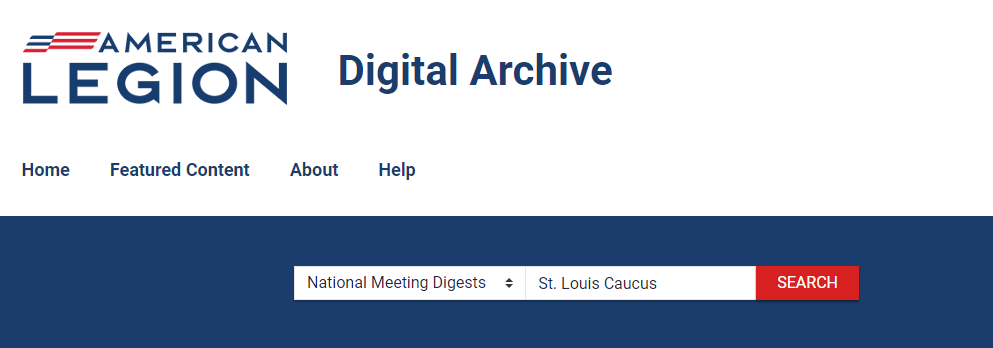 Search for St. Louis Caucus